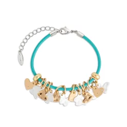 Demdaco Giving Collection Hearts And Butterflies Charm Bracelet