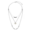 Demdaco Your Journey Silver Layered Prayer Necklace, 24"