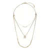 Demdaco Champagne Your Journey Layered Love Necklace, 24"