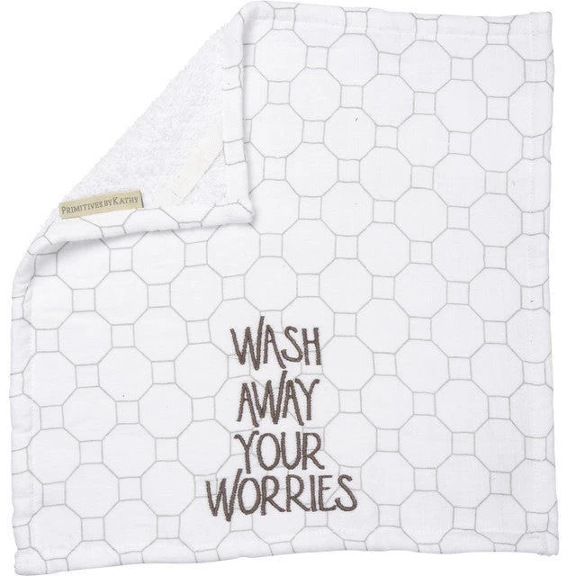 Washcloth - Wash Away Your Worries 1 Washcloth - Wash Away Your Worries