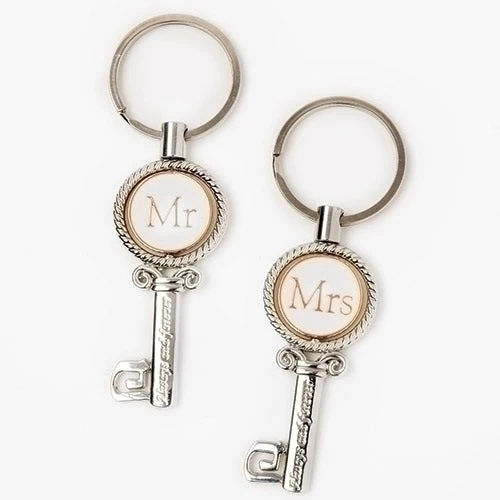 Always And Forever Mr. And Mrs. Keychains Set Of 2 1 Always And Forever Mr. And Mrs. Keychains Set Of 2