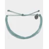 Pura Vida Bright Solid Bracelet Smoke Blue