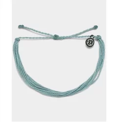Pura Vida Bright Solid Bracelet Smoke Blue