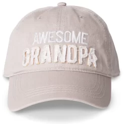 Awesome Grandpa Warm Gray Adjustable Hat