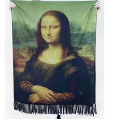 Mona Lisa Impressionist Fine Art Scarf