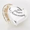 50th Happy Anniversary Engraved Keepsake Box