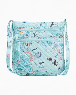 Vera Bradley Triple Zip Hipster In Paisley Wave