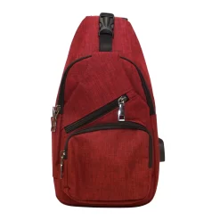 Anti-Theft Daypack Backpack Red By Nupouch