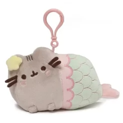GUND Mermaid Pusheen Plush Keychain Backpack Clip