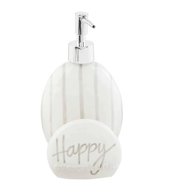 Happy Everything Soap Pump With Sponge Cubby 1 Happy Everything Soap Pump With Sponge Cubby