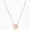 Swarovski Sparkling Dance Clover Necklace Pink