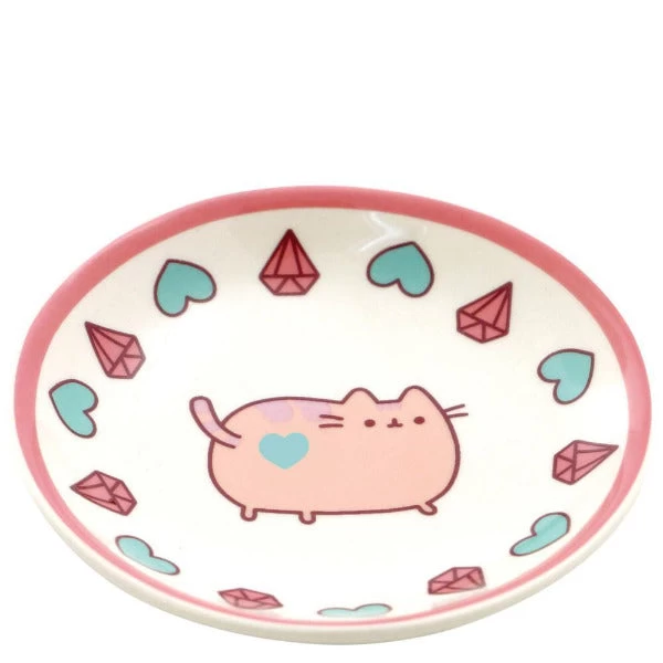 Our Name Is Mud Pusheen Pink Trinket Tray 1 Our Name Is Mud Pusheen Pink Trinket Tray