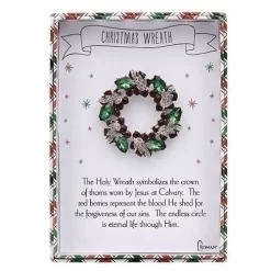 Christmas Wreath Story Pin