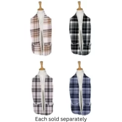 Basic Ultra Plaid Heated Scarf - Asst.