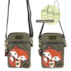 Chala Cellphone Crossbody Handbag FOX -Fashion Accessories Shop 827FX5