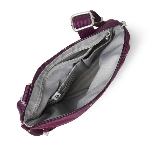 Baggallini Anti-Theft Leisure Crossbody Bag Eggplant 3 Baggallini Anti-Theft Leisure Crossbody Bag Eggplant - Image 3
