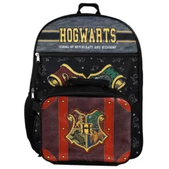 Harry Potter Hogwarts 16" Backpack With Lunch Box