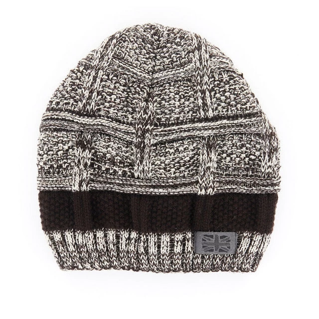 Frontier Men's Knit Beanie Hat Brown 1 Frontier Men's Knit Beanie Hat Brown