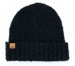 Britt’s Knits Common Good Knit Beanie Hat Made From 50% Recycled Water Bottles -Fashion Accessories Shop Britt sKnitsCommonGoodbeanie black
