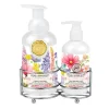 Michel Design Works Field Of Flowers Scented Hand Care Caddy Set
