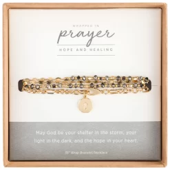 Demdaco Hope & Healing Wrapped In Prayer 2-in-1 Necklace Bracelet