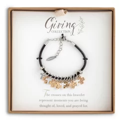 Cross Giving Charm Bracelet