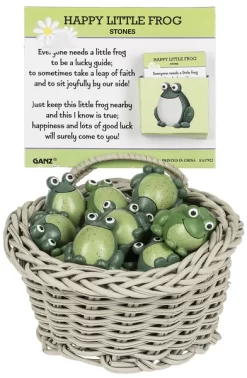 Happy Little Frog Stone Pocket Token Charm 5 Happy Little Frog Stone Pocket Token Charm -Fashion Accessories Shop EA17924 1