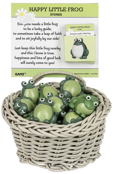 Happy Little Frog Stone Pocket Token Charm 3 Happy Little Frog Stone Pocket Token Charm - Image 3