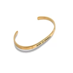 "Born To Sparkle" Gold Embracelet