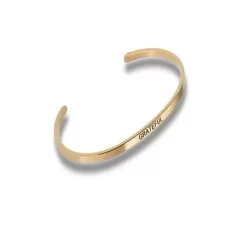 "Grateful" Gold Embracelet