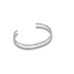 Mom Of Boys Silver Embracelet