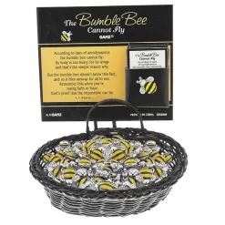 The Bumble Bee Cannot Fly Pocket Token Charm -Fashion Accessories Shop ER28460 3