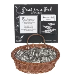 Peas In A Pod Token Charm -Fashion Accessories Shop ER41217 3