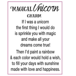 Magical Unicorn Token Charm -Fashion Accessories Shop ER59579 4