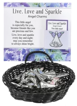 Live Love Sparkle Angel Pocket Token Charm 5 Live Love Sparkle Angel Pocket Token Charm -Fashion Accessories Shop ER68985