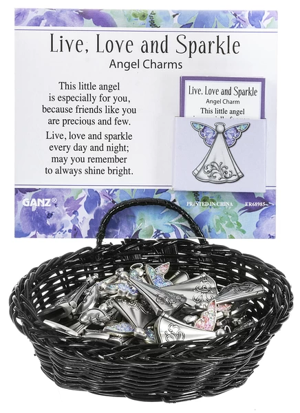 Live Love Sparkle Angel Pocket Token Charm 3 Live Love Sparkle Angel Pocket Token Charm - Image 3