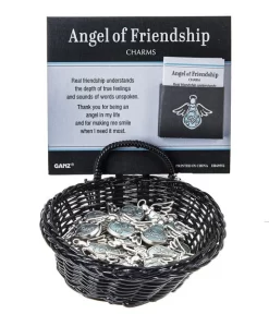Angel Of Friendship Charm Token -Fashion Accessories Shop ER69552 2