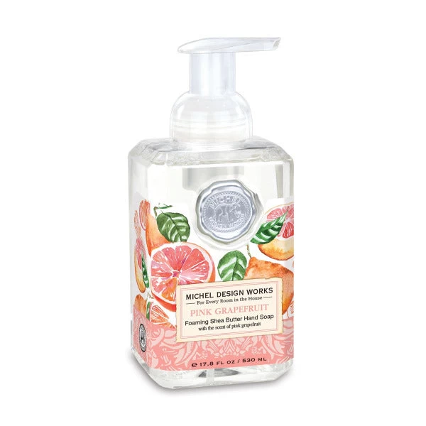 Michel Design Works Pink Grapefruit Foaming Hand Soap 1 Michel Design Works Pink Grapefruit Foaming Hand Soap