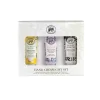 Michel Design Works Mini Hand Cream Gift Set Includes Lemon Basil, Lavender Rosemary, Honey Almond
