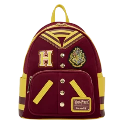 LOUNGEFLY Harry Potter Hogwarts Crest Varsity Jacket Mini Backpack