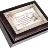 Someone Special Have Touched My Life Burlwood Jewelry Music Box Plays You Light Up My Life