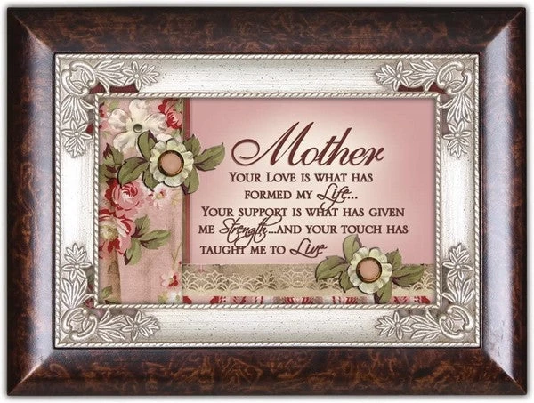 Mother Your Love Has Formed My Life Burlwood Jewelry Music Box Plays Wind Beneath My Wings 1 Mother Your Love Has Formed My Life Burlwood Jewelry Music Box Plays Wind Beneath My Wings