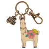 Karma Enamel Key Chain Llama