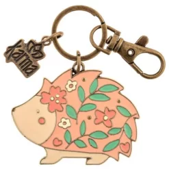 Karma Enamel Key Chain Hedgehog