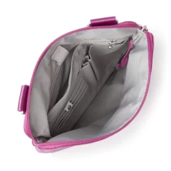 Baggallini Madras RFID Crossbody Bag Deep Fuchsia 5 Baggallini Madras RFID Crossbody Bag Deep Fuchsia -Fashion Accessories Shop MRD476 B0993 04