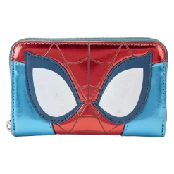 Loungefly Marvel Metallic Spider-Man Zip Around Wallet