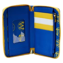 Loungefly NBA Golden State Warriors Patch Icons Zip Around Wallet -Fashion Accessories Shop NBAWA0016 3