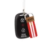 New Driver Striped Keychain 2023 Hallmark Ornament