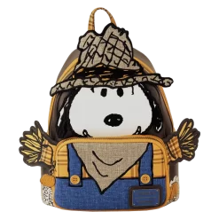 LOUNGEFLY Peanuts Snoopy Scarecrow Cosplay Mini Backpack