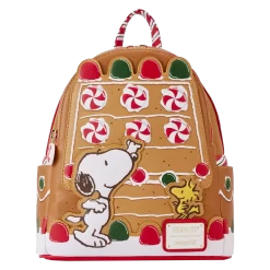 Loungefly Peanuts Snoopy Gingerbread House Scented Mini Backpack